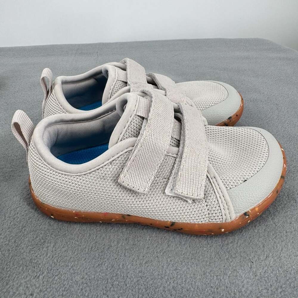 WHITIN W81K Kids Size 11 Wide Barefoot Shoes Gray Gum Zero Drop Sneakers - Picture 2 of 10